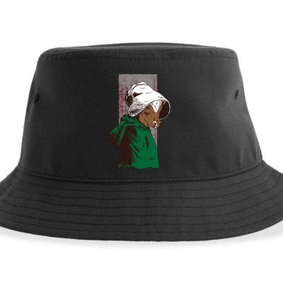 Handmaid Cow Parody Sustainable Bucket Hat