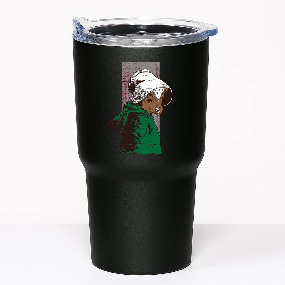 Handmaid Cow Parody Tumbler