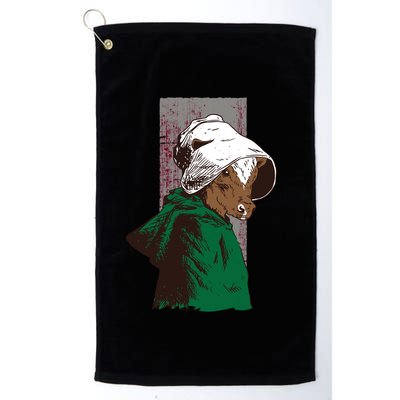 Handmaid Cow Parody Golf Towel