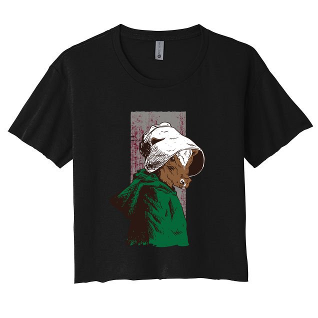 Handmaid Cow Parody Crop Top