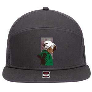 Handmaid Cow Parody 7 Panel Mesh Trucker Snapback Hat