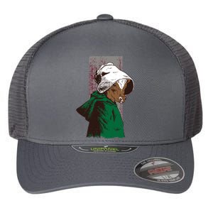 Handmaid Cow Parody Flexfit Unipanel Trucker Cap