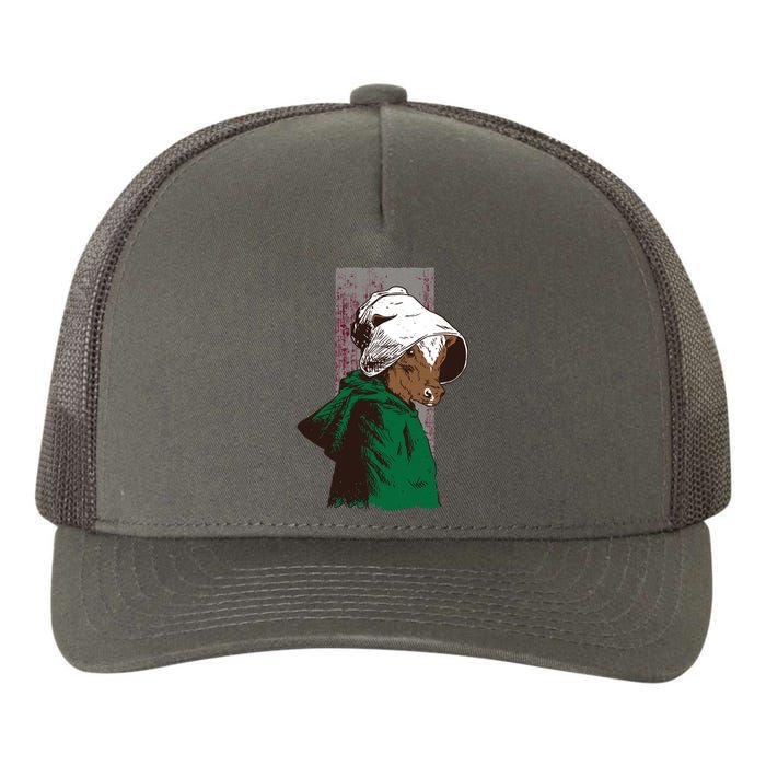 Handmaid Cow Parody Yupoong Adult 5-Panel Trucker Hat