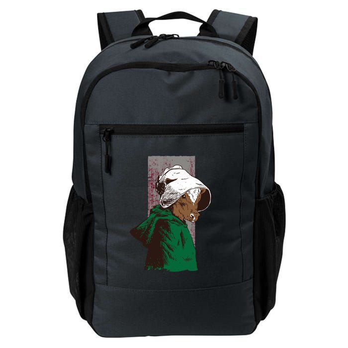 Handmaid Cow Parody Backpack