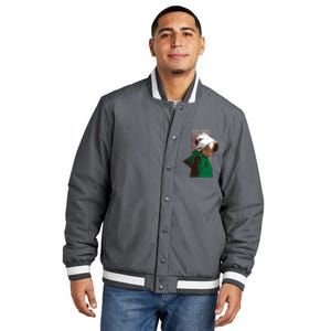 Handmaid Cow Parody Insulated Varsity Jacket