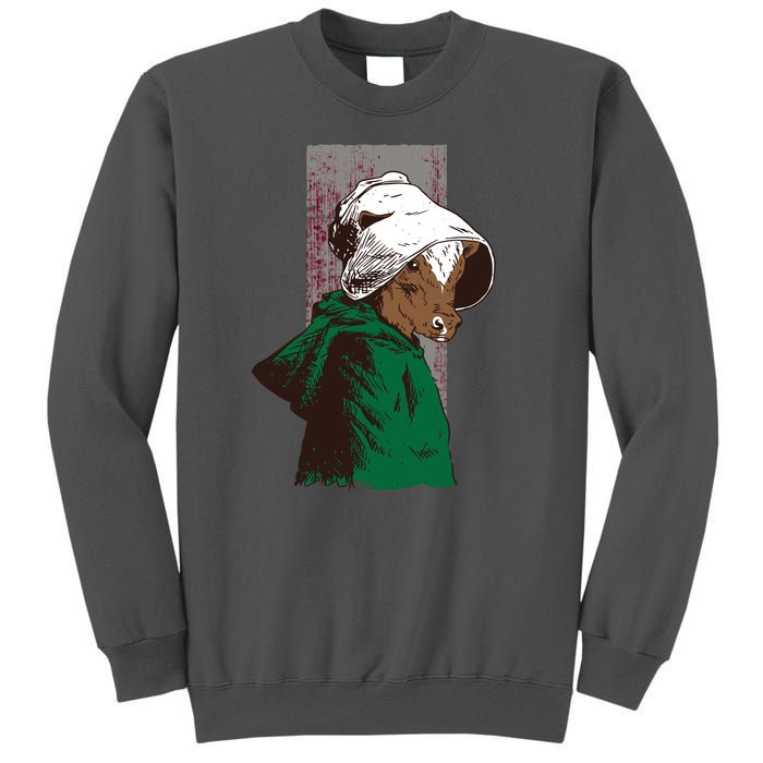 Handmaid Cow Parody Tall Sweatshirt