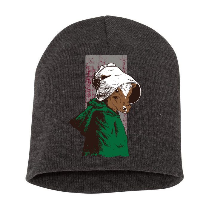 Handmaid Cow Parody Short Acrylic Beanie