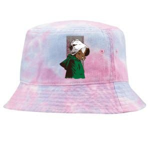 Handmaid Cow Parody Tie-Dyed Bucket Hat