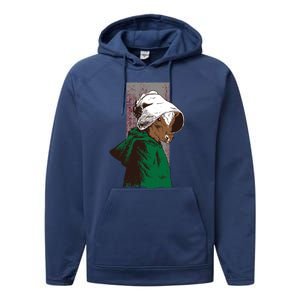 Handmaid Cow Parody Performance Fleece Hoodie