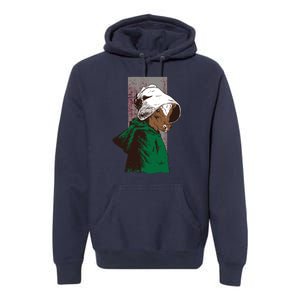 Handmaid Cow Parody Premium Hoodie