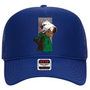 Handmaid Cow Parody High Crown Mesh Back Trucker Hat