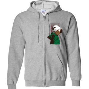 Handmaid Cow Parody Full Zip Hoodie