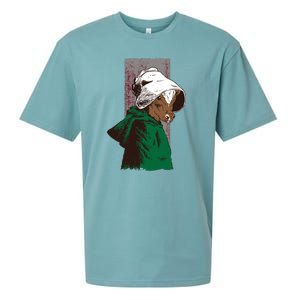 Handmaid Cow Parody Sueded Cloud Jersey T-Shirt