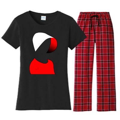 Handmaids Person Portrait Women's Flannel Pajama Set