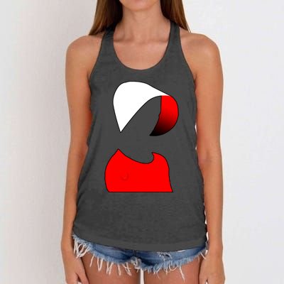 Handmaids Person Portrait Women's Knotted Racerback Tank