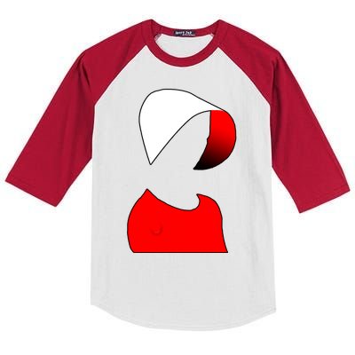 Handmaids Person Portrait Kids Colorblock Raglan Jersey