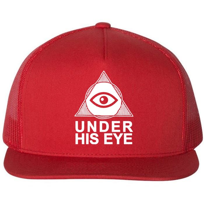 Handmaids Tale Under His Eye Flat Bill Trucker Hat