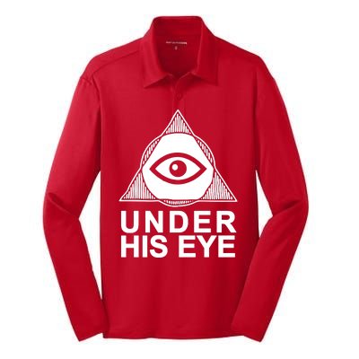 Handmaids Tale Under His Eye Silk Touch Performance Long Sleeve Polo