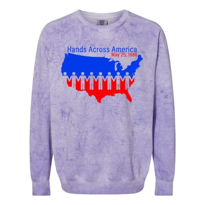 Hands Across America Colorblast Crewneck Sweatshirt