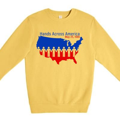 Hands Across America Premium Crewneck Sweatshirt