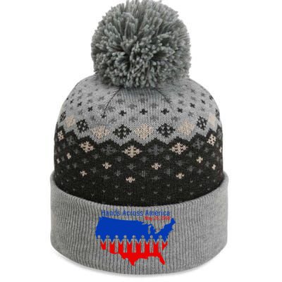 Hands Across America The Baniff Cuffed Pom Beanie