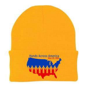 Hands Across America Knit Cap Winter Beanie