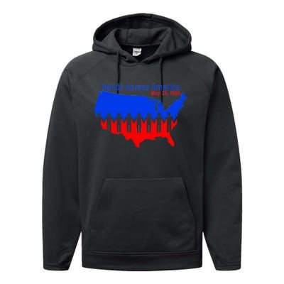 Hands Across America Performance Fleece Hoodie