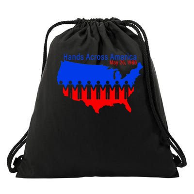 Hands Across America Drawstring Bag