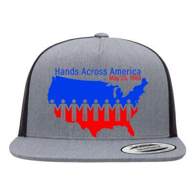 Hands Across America Flat Bill Trucker Hat