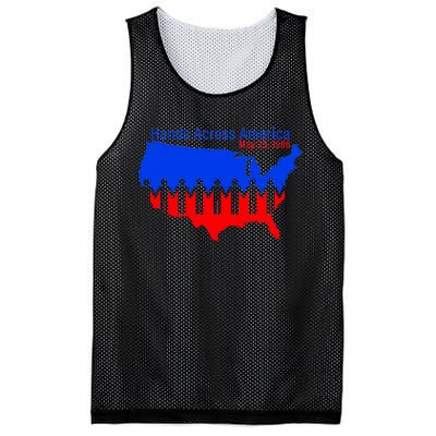 Hands Across America Mesh Reversible Basketball Jersey Tank