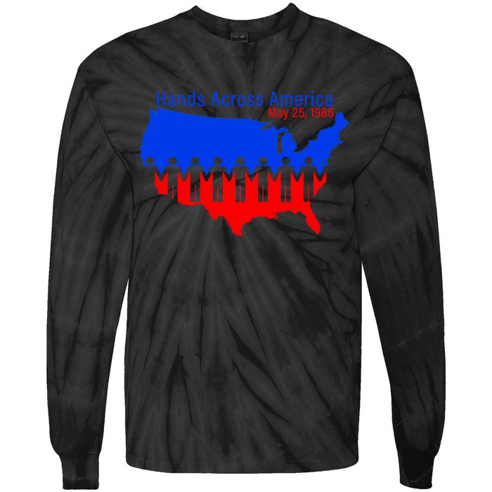 Hands Across America Tie-Dye Long Sleeve Shirt