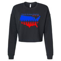 Hands Across America Cropped Pullover Crew