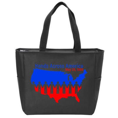 Hands Across America Zip Tote Bag