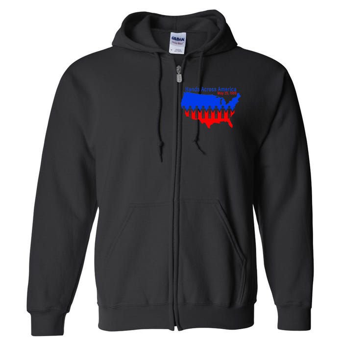 Hands Across America Full Zip Hoodie