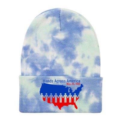 Hands Across America Tie Dye 12in Knit Beanie