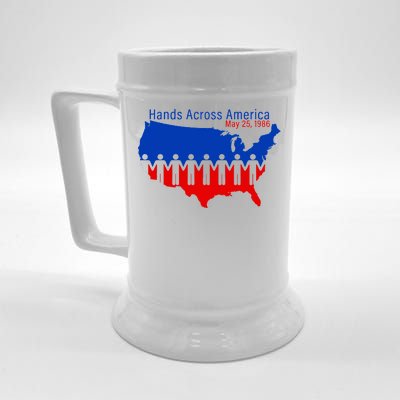 Hands Across America Beer Stein