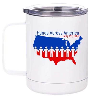 Hands Across America 12 oz Stainless Steel Tumbler Cup