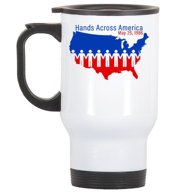 Hands Across America Stainless Steel Travel Mug