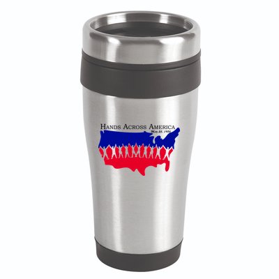Hands Across America Stand Together 16oz Travel Tumbler