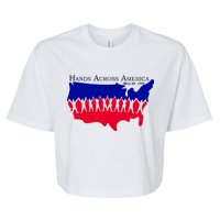 Hands Across America Stand Together Bella+Canvas Jersey Crop Tee