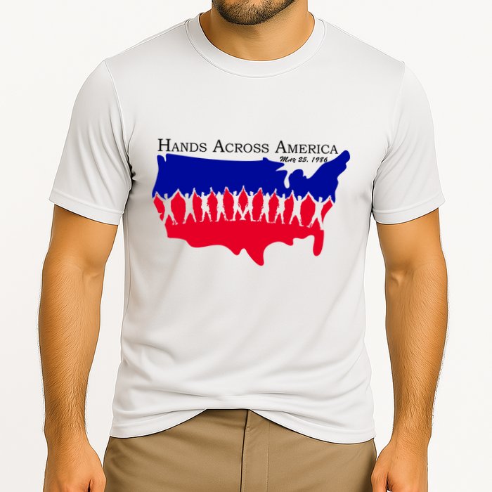 Hands Across America Stand Together Cooling Performance Crew T-Shirt