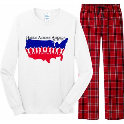 Hands Across America Stand Together Long Sleeve Pajama Set