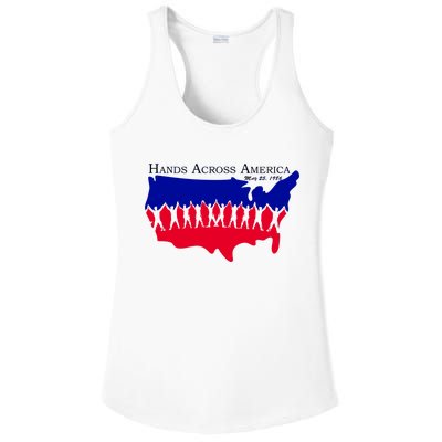 Hands Across America Stand Together Ladies PosiCharge Competitor Racerback Tank