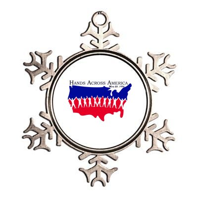 Hands Across America Stand Together Metallic Star Ornament