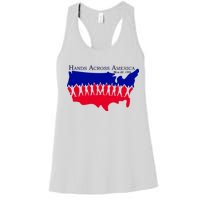 Hands Across America Stand Together Women's Racerback Tank