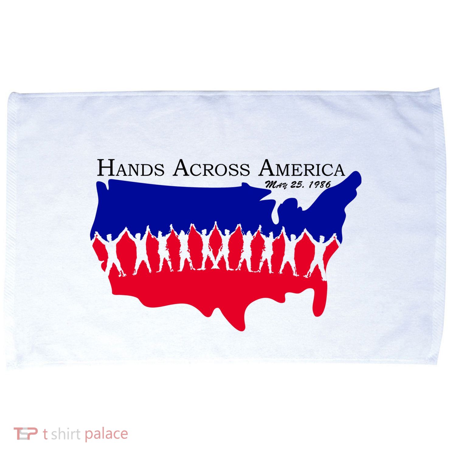 Hands Across America Stand Together Microfiber Hand Towel