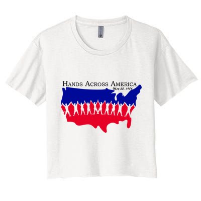 Hands Across America Stand Together Crop Top