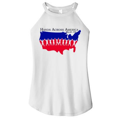 Hands Across America Stand Together Women's Perfect Tri Rocker Tank