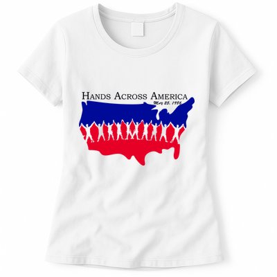 Hands Across America Stand Together Womens T-Shirt