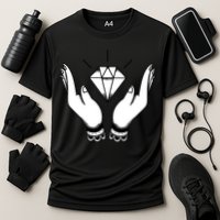Hands Diamond Cooling Performance Crew T-Shirt
